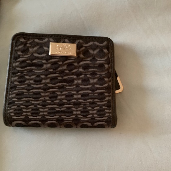 Coach Handbags - Coach black monogram wallet